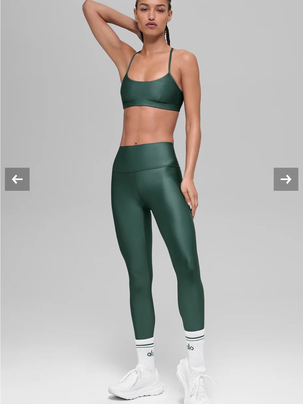 ALO Yoga Women's High-Rise Leggings & bra  (SET)